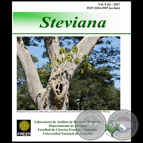 REVISTA STEVIANA - VOLUMEN 9 (2) - AO 2017 - Publicacin del Herbario FACEN
